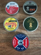 .177 Air Rifle Pellets - EXACT DIABOLO, SUPERDOME, ACCUPELL, BISLEY, CROSSMAN