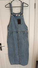 Levis Levi's  Tico dungaree Dress Denim size Medium new with tags 