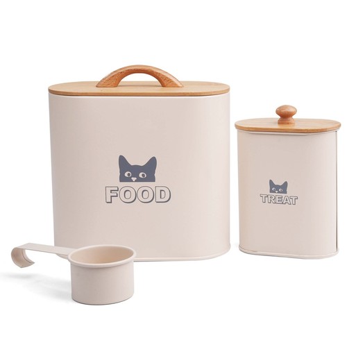 Cat food storage container - cat,