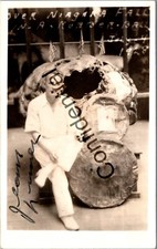 Autographed Real Photo Jean Lussier Over Niagara Falls Rubber Ball NY RPPC R279