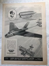 1947 Aircraft Advert JAMES