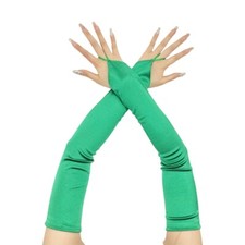 Women Satins Gloves Lady Long