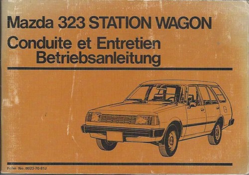 Mazda 323 station wagon owners - 323,
