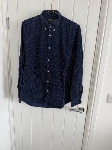 Navy blue long sleeve zara - blue,