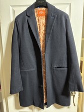 Men’s Harry  Brown Navy coat Size M