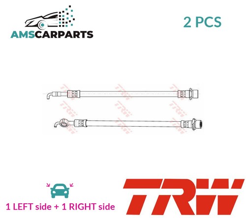 Brake hose line - line, rear