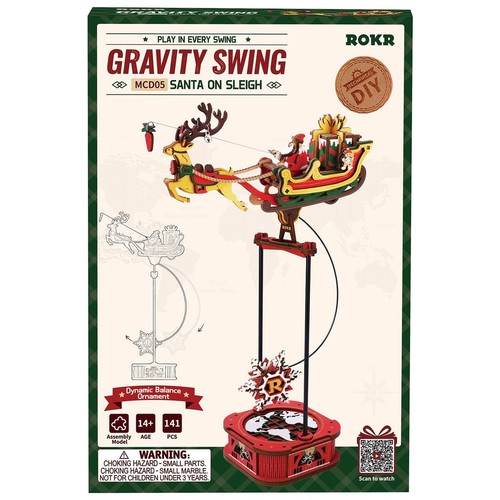Robotime kit rokr santa - 3d,