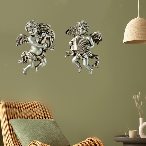 Cherub wall sculptures - cherub,