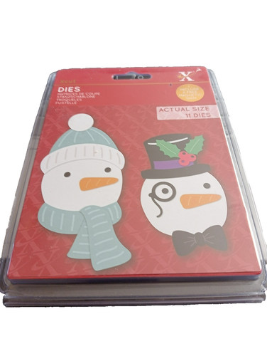 Xcut christmas snowman - dies,