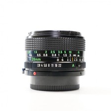 Used Canon FD 28mm f2.8 lens