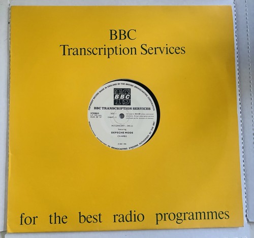 Depeche mode bbc transcription - mode,