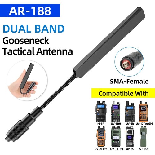 Telescopic dual band - dual, antenna