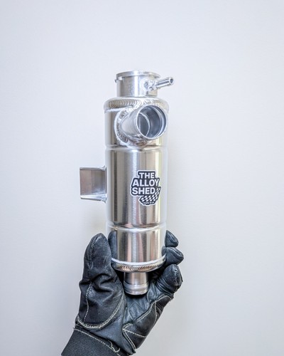 Aluminium coolant swirl pot - aluminium,