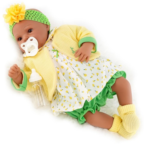 Black baby doll ethnic reborn - doll,