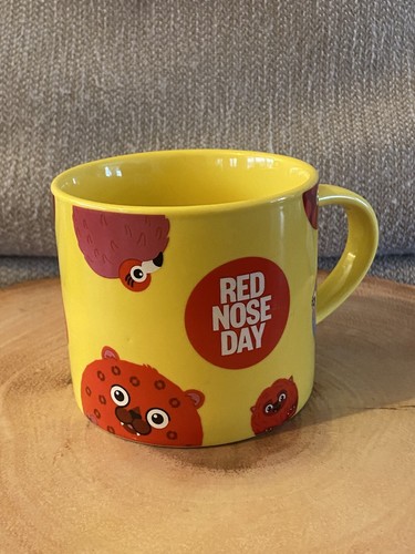 Red nose day yellow character - nose,