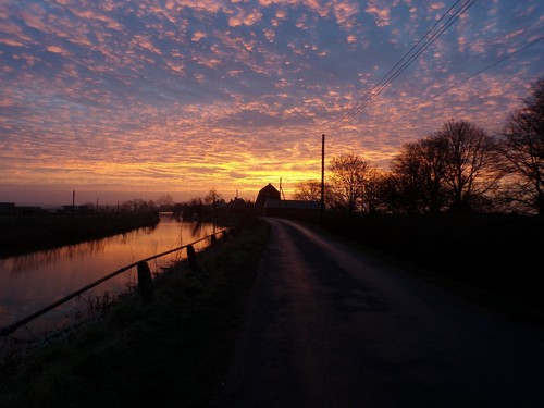 Sunrise norfolk fen blank - a5,