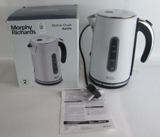 Morphy Richards Model: 102802 Motive Chalk 1.7 Litre Kettle In Original Box