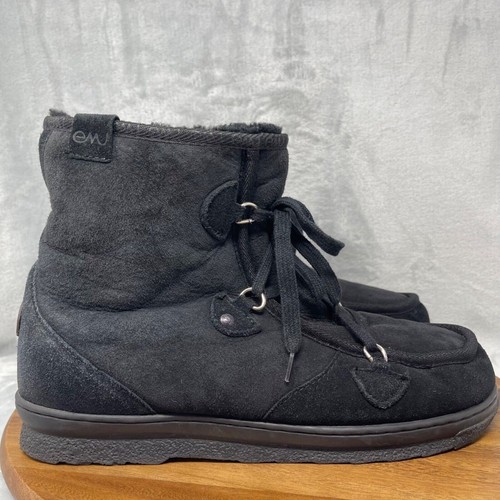 Emu boots mens black - emu,