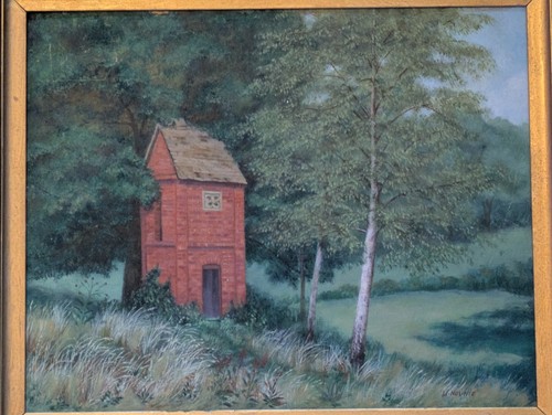 Vintage original oil painting - vintage,