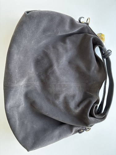 Furla grey suede - grey, tote