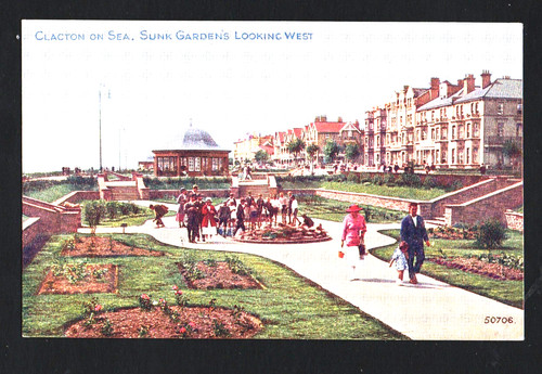 Old postcard clacton - postcard:, clacton-on-sea