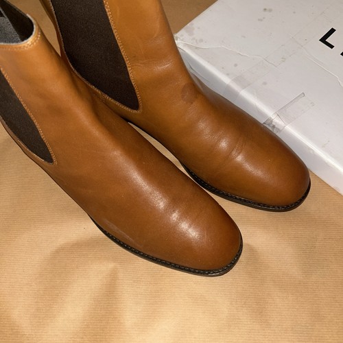 Lts brown leather chelsea - brown,