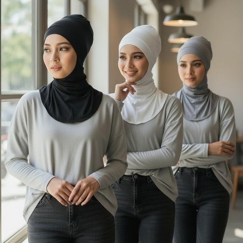 Women turkish under scarf - under,