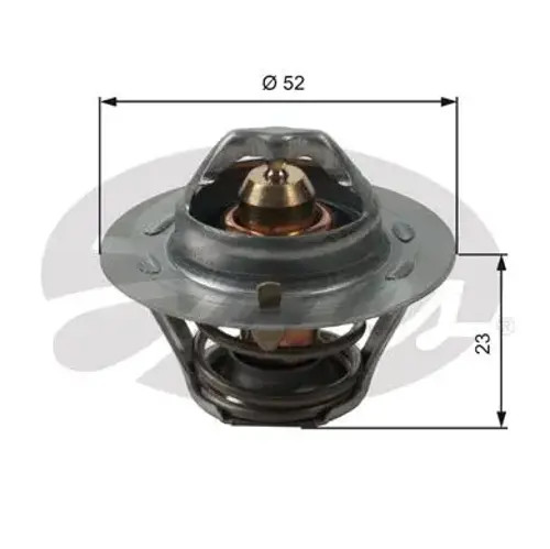 Thermostat without housing