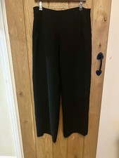 Oska Wide Leg Trousers Black