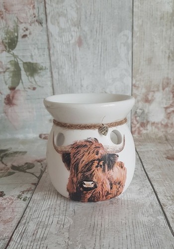Highland cow ceramic wax - cow, oil