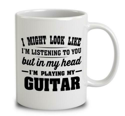 Guitar mug may seem - may,