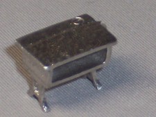 VINTAGE STERLING SILVER OLD FASHIONED SCHOOL DESK CHARM