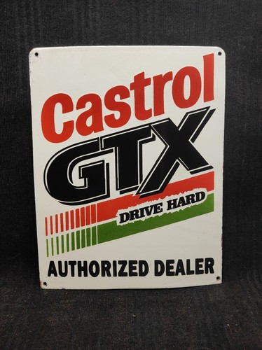 Porcelain castrol gtx enamel - porcelain,