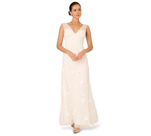 Adrianna papell women neck - women's, v-neck