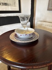 Next Annabelle Dinner Set with Matching Wine Glasses