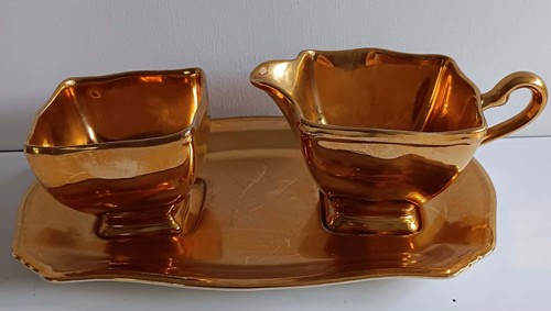 Royal winton gold lustre - lustre, milk