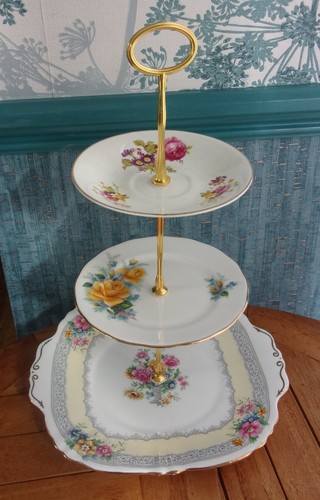 Tier china cake stand made - 3,
