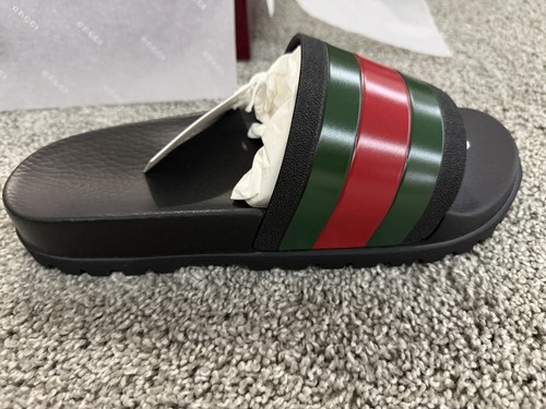 100 authentic gucci web slide - authentic,