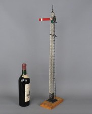 Large Vintage Metal Model Railway Semaphore Signal 66cm Display Scratch Built ?