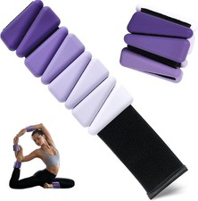 2pcs Adjustable Wrist Ankle Weights for Aerobics Pilates Weight-Bearing Bracelet