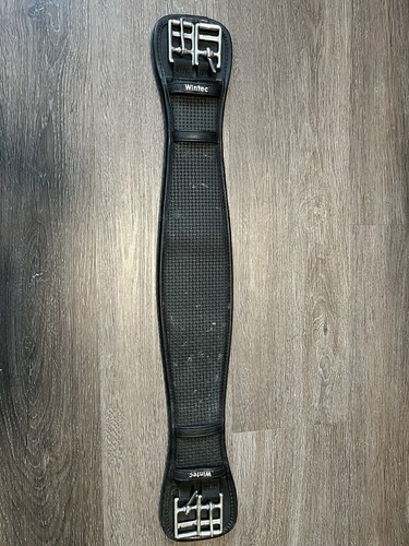 Wintec black elastic dressage - black,
