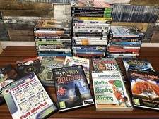 LARGE Bundle Joblot 51 PC CD ROM's Education Driving Games Maps Monopoly + More