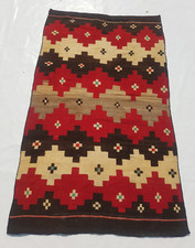 Antique Traditional Navajo Handwoven Native American Tribal Carpet 180x106 cm