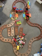 Huge Happyland Train Set Bundle with 2 Trains and 27 Figures and Accessories