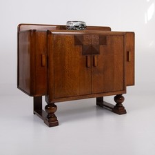 Art deco oak - deco, cabinet
