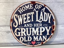 Novelty Wooden Sign: Home Of A