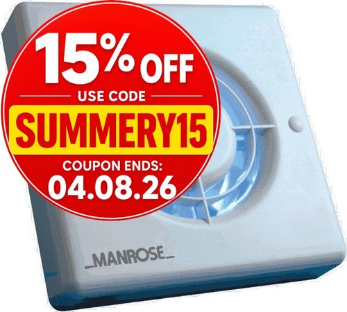 Manrose 100mm standard - manrose,