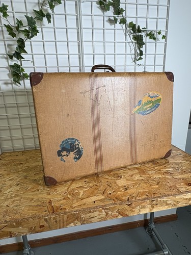 Vintage 1940s leather bound - leather,