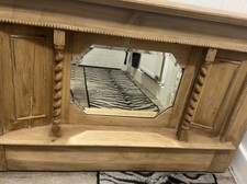 Antique Pine Over Mantle