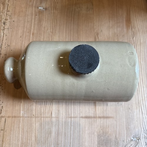 Vintage stone bed warmer - stone,